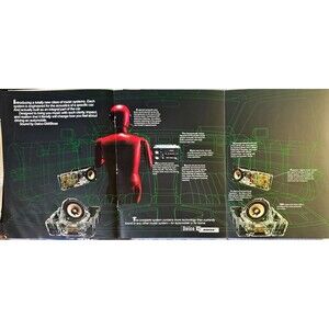 Delco GM/Bose Collaboration Sound Systems 3-page-6 sides Vintage Print Ad 1982